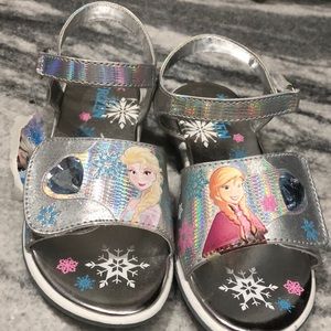 Disney frozen sandals toddler size 12